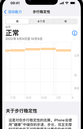 崖州iPhone手机维修如何在iPhone开启'步行稳定性通知'