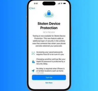 崖州苹果授权维修店分享被盗设备保护功能开启方法