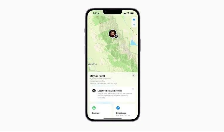 崖州苹果14维修分享iPhone14系列中 FindMy功能通过卫星分享位置方法教程 